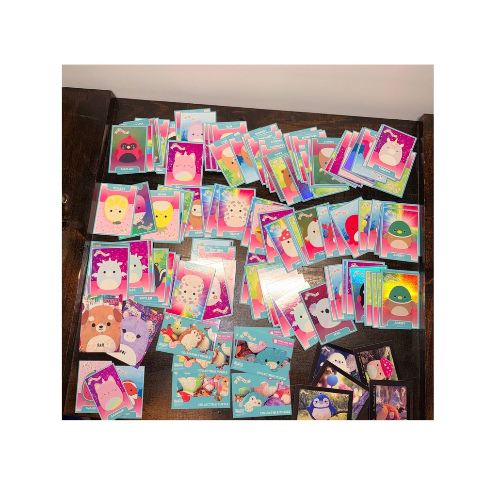 Squishmallows Series 1 Trading Lot Card Lot‎ Holos Mini Rare Puzzle